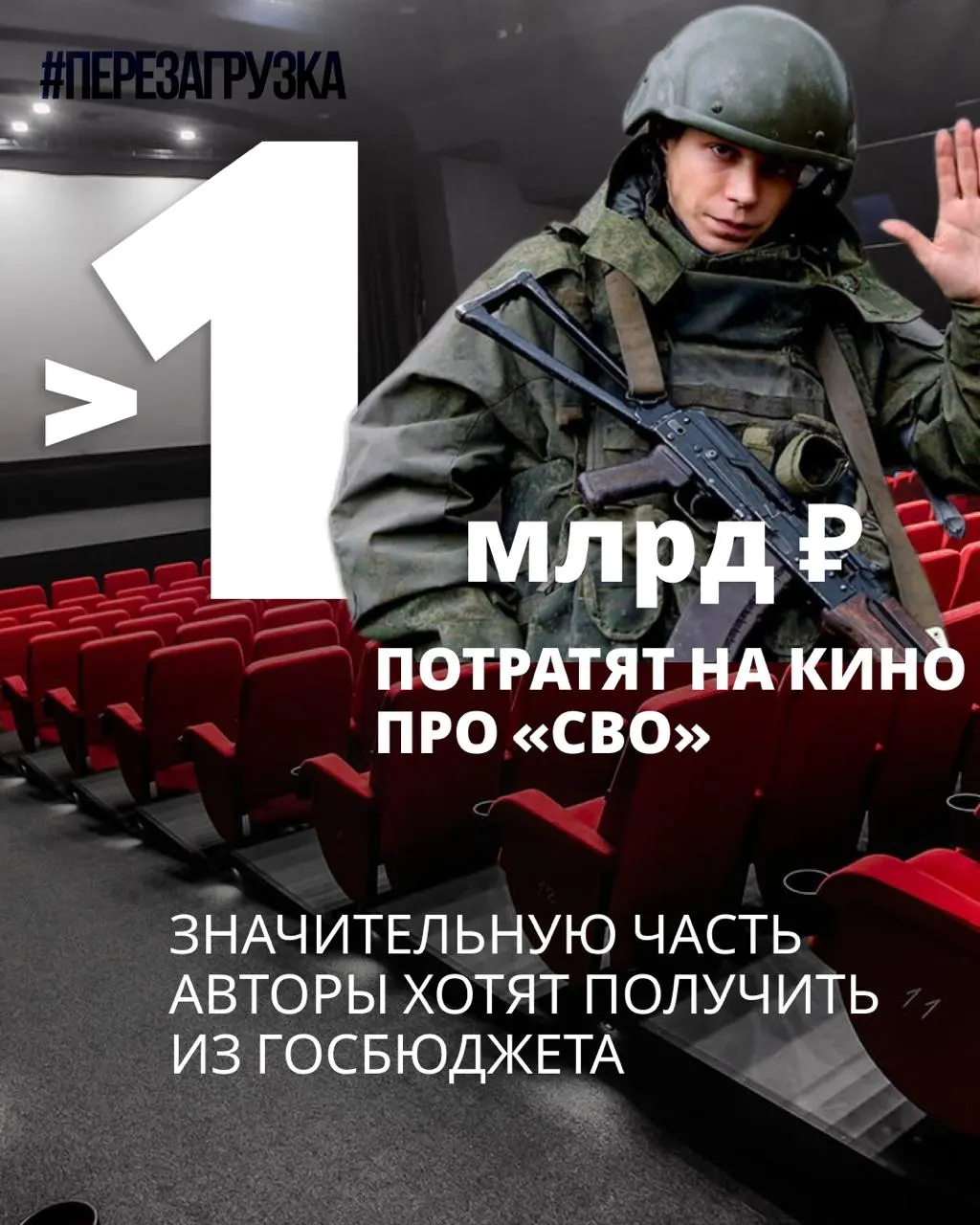 Госфинансирование распределено между семью кинопроектами, семь из которых посвящены спецоперации; обзор запланированных фильмов и спорных вопросов бюджета.