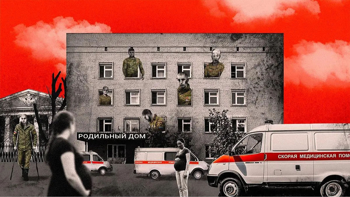 Раненых из зоны СВО массово размещают в обычных больницах: профильные клиники и даже роддома переоборудуют, гражданских пациентов выписывают досрочно, ощущается дефицит лекарств и медицинских кадров.