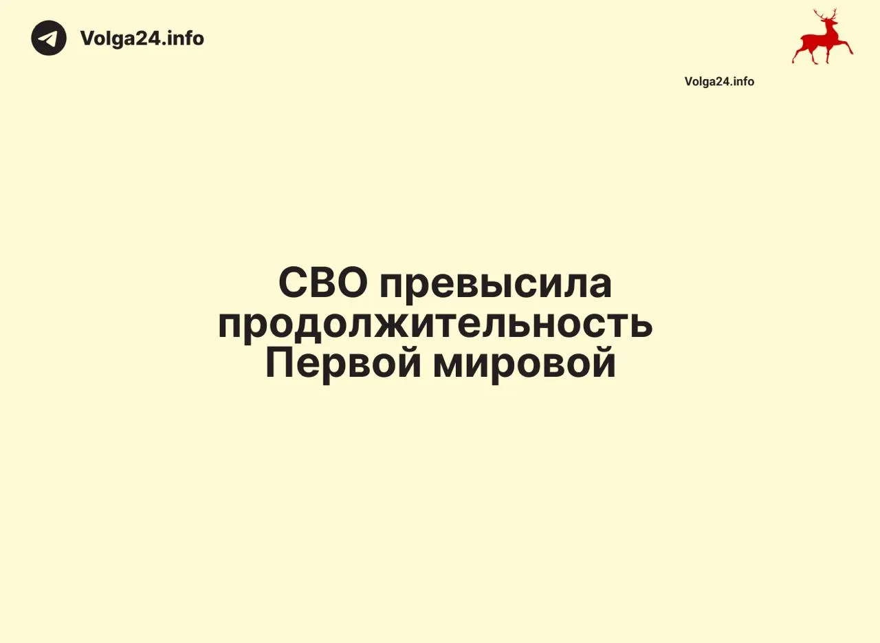 По состоянию на 11 июня 2026 года конфликт, начавшийся 24 февраля 2022 года, продолжается 1569 дней — на один день больше, чем длилась Первая мировая война (1568 дней).